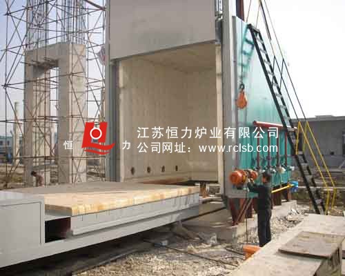 中型燃氣式臺車爐結構圖
